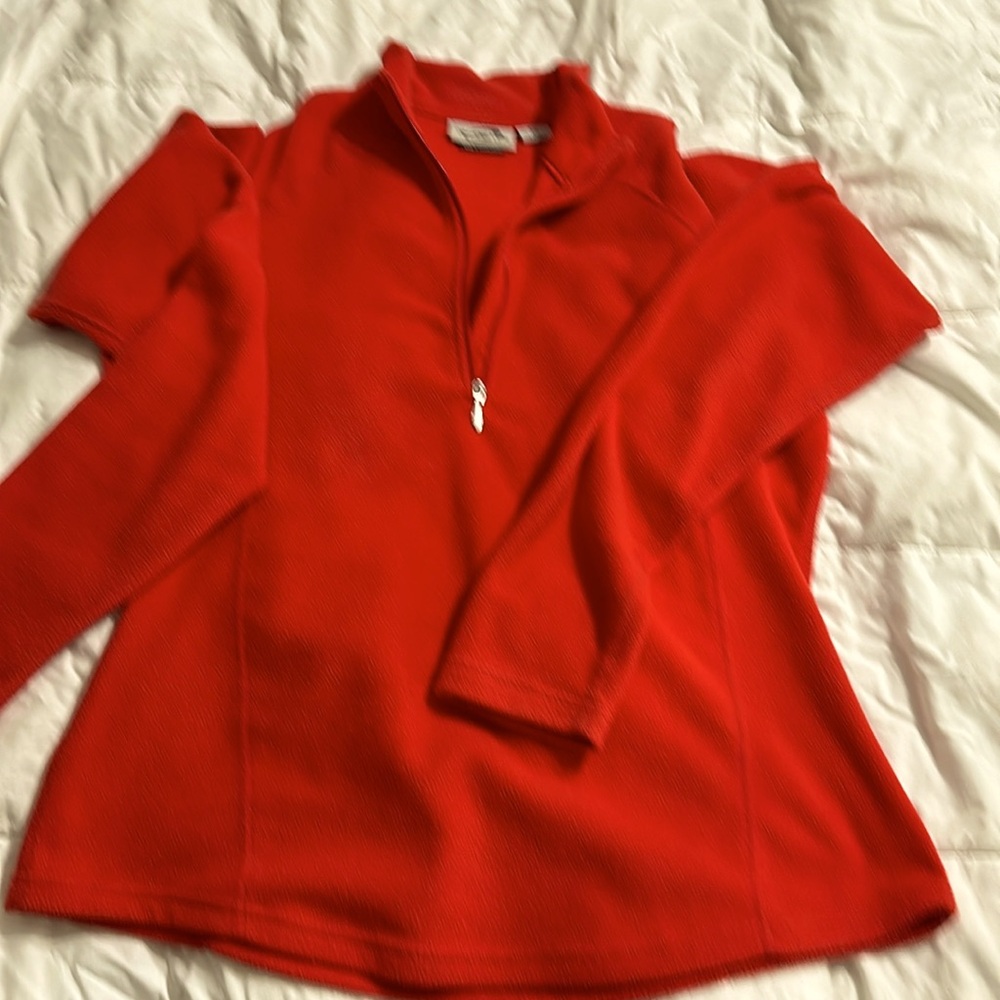 Obermeyer fleece 3/4 zip jacket